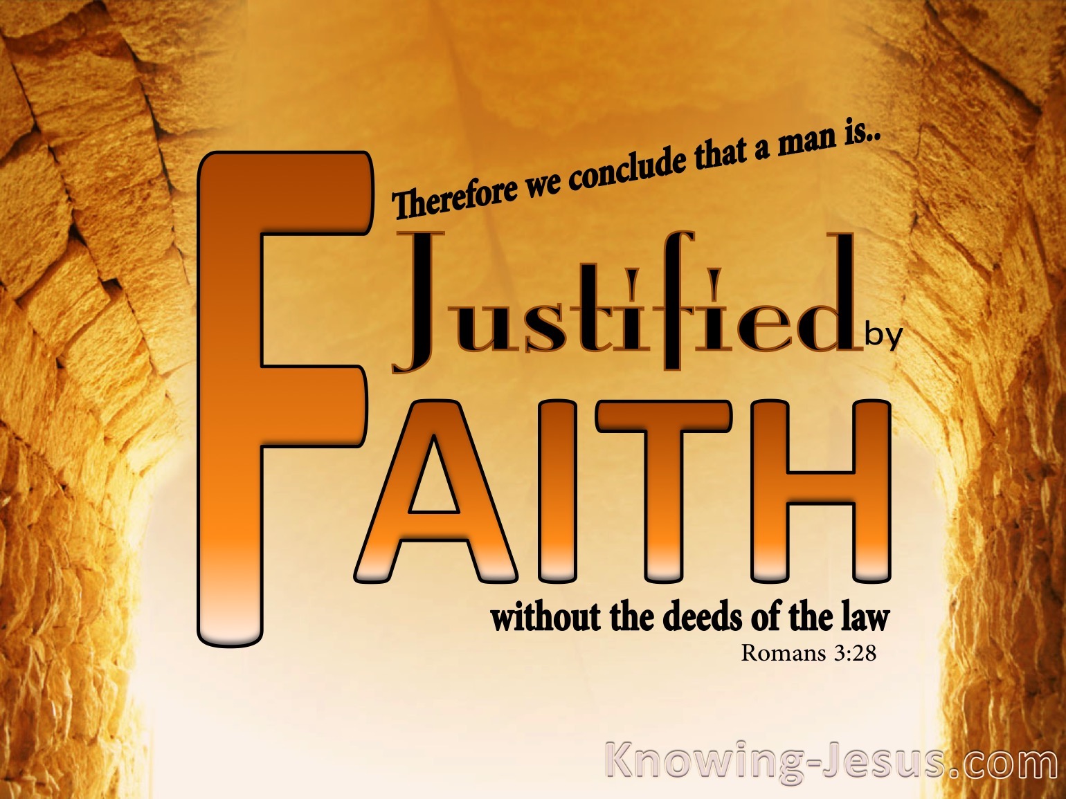 What Does Justified By Faith Mean